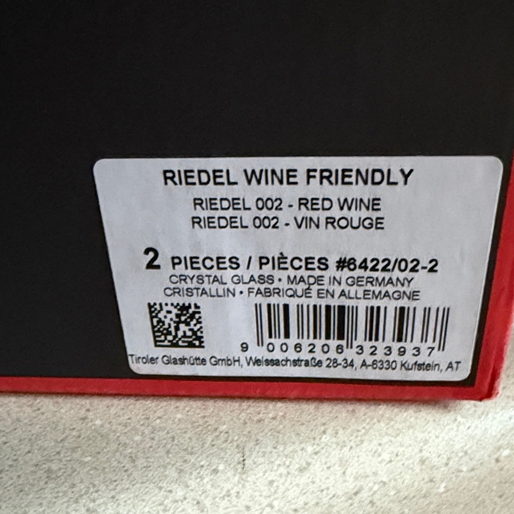 Riedel Red Wine Glasses 002 - Picture 5 of 7